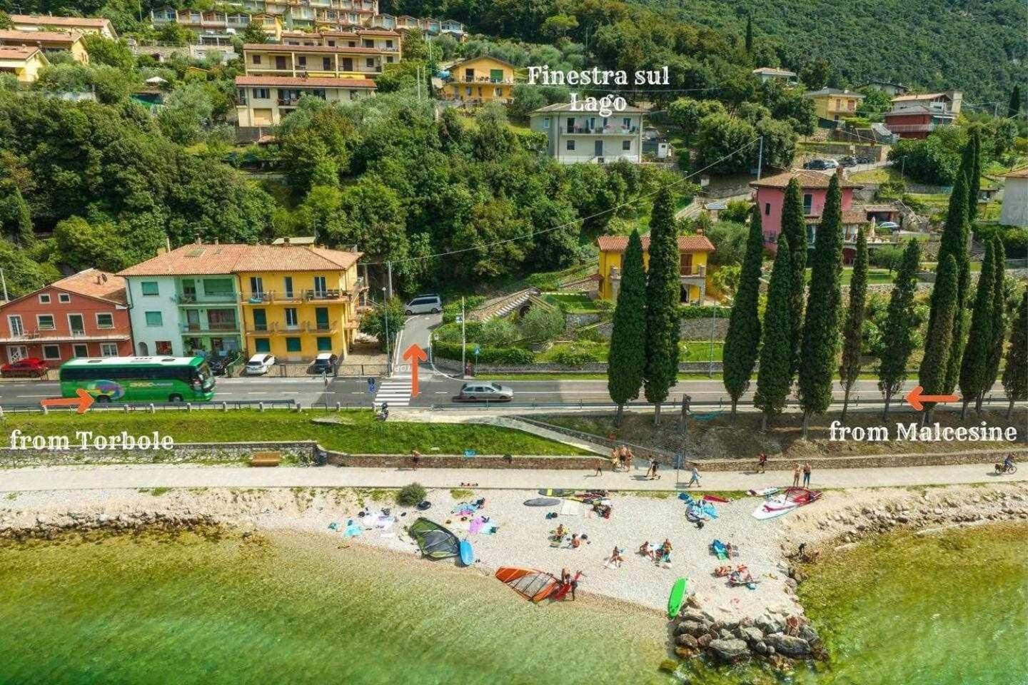 Finestra Sul Lago Malcesine Apt Riva Exterior foto